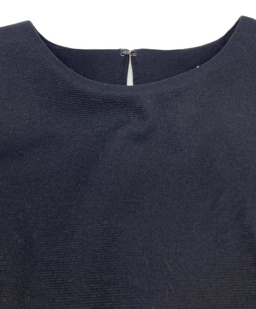 BALLSEY（ボールジィ）BALLSEY (ボールジィ) ジャージーステッチ ハーフスリーブプルオーバー ネイビー サイズ:36の古着・服飾アイテム