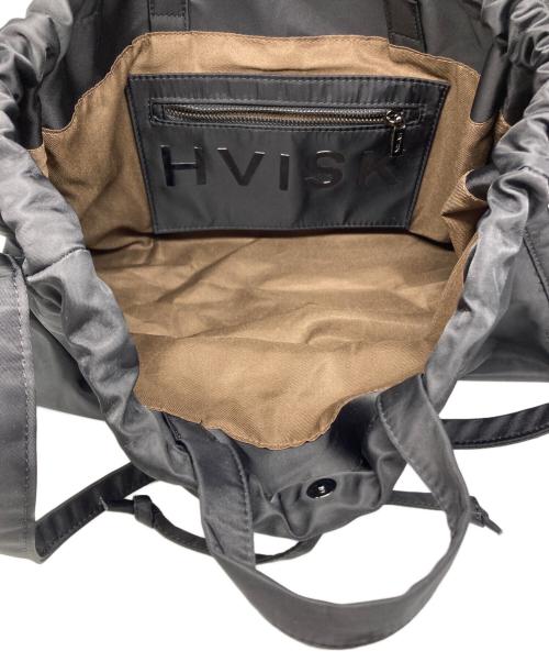 HVISK（ヴィスク）HVISK (ヴィスク) SAGE TWILL 2WAY ショルダーバッグ ブラックの古着・服飾アイテム