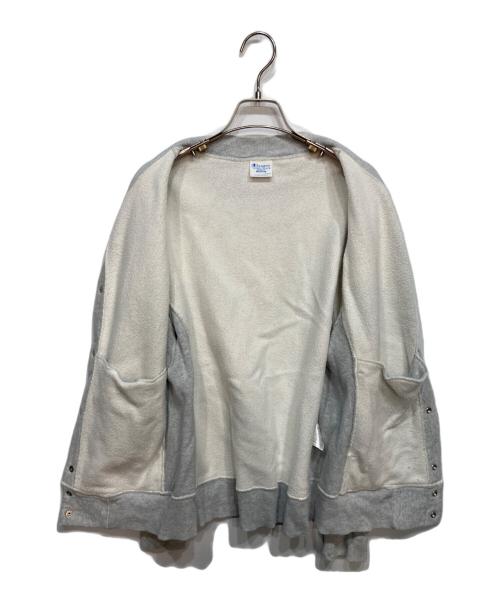 Champion（チャンピオン）Champion (チャンピオン) スナップカーディガン グレー サイズ:Mの古着・服飾アイテム