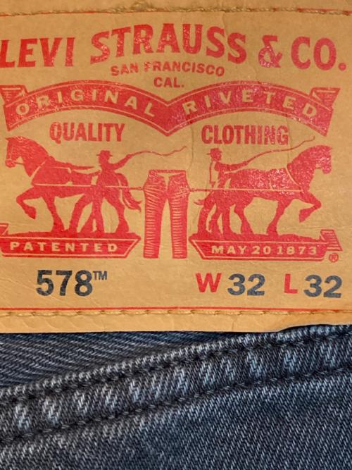 LEVI'S（リーバイス）LEVI'S (リーバイス) 578バギーデニムパンツ ブラック サイズ:W32×L32の古着・服飾アイテム