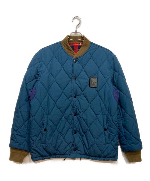 DIESEL（ディーゼル）DIESEL (ディーゼル) J-FOOT REVERSIBLE BOMBER JACKET ネイビー サイズ:Ｍの古着・服飾アイテム