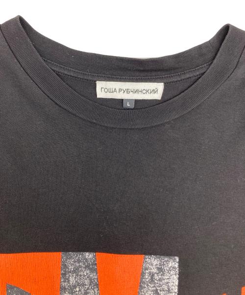 Gosha Rubchinskiy（ゴーシャラブチンスキー）Gosha Rubchinskiy (ゴーシャラブチンスキー) グラフィックTシャツ ブラック サイズ:Lの古着・服飾アイテム