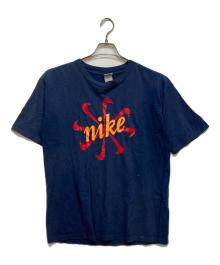 NIKE（ナイキ）の古着「90s 風車ロゴプリントTシャツ」｜ネイビー