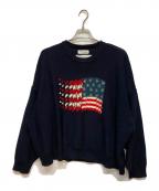 TTT MSW×DAIRIKUティー×ダイリク）の古着「American Dream Inside-out Knit」｜ネイビー