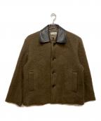 TTT MSWティー）の古着「Loopyam short coat」｜グリーン