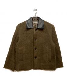TTT MSW（ティー）の古着「Loopyam short coat」｜グリーン