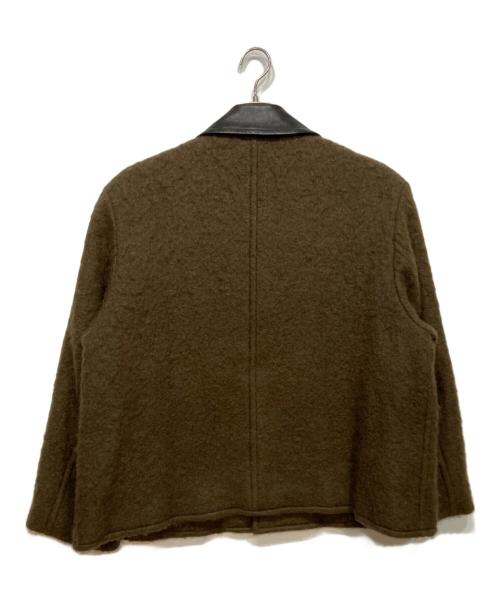 TTT MSW（ティー）TTT MSW (ティー) Loopyam short coat グリーン サイズ:Lの古着・服飾アイテム