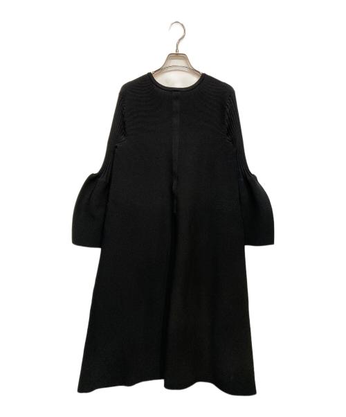 CFCL（シーエフシーエル）CFCL (シーエフシーエル) POTTERY SHORT BELL SLEEVE FLARE DRESS ブラック サイズ:1の古着・服飾アイテム