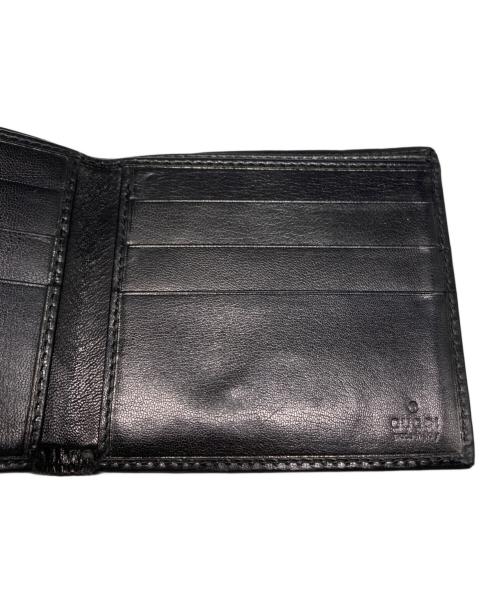 GUCCI（グッチ）GUCCI (グッチ) 2つ折り財布 ブラックの古着・服飾アイテム
