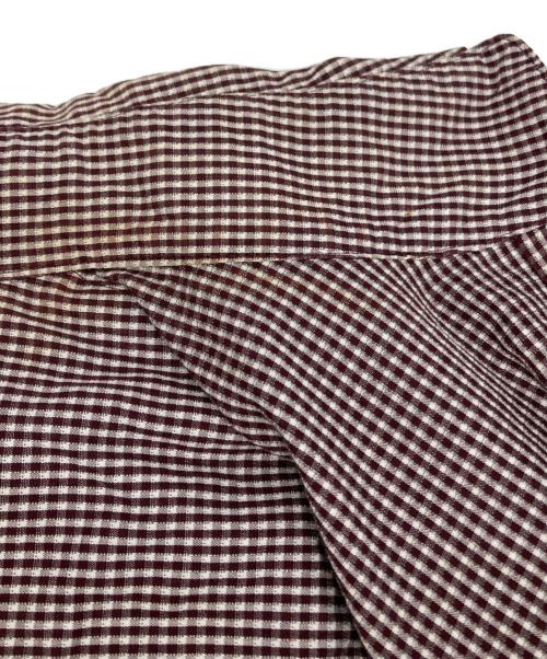 Vivienne Westwood RED LABEL（ヴィヴィアンウエストウッドレッドレーベル）Vivienne Westwood RED LABEL (ヴィヴィアンウエストウッドレッドレーベル) オーブ刺繍チェックシャツ ブラウン サイズ:２の古着・服飾アイテム
