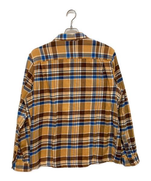 Patagonia（パタゴニア）Patagonia (パタゴニア) フィヨルドフランネルシャツ ブラウン サイズ:Lの古着・服飾アイテム