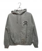 BlackEyePatchブラックアイパッチ）の古着「Torn OG Label Hoodie」｜グレー