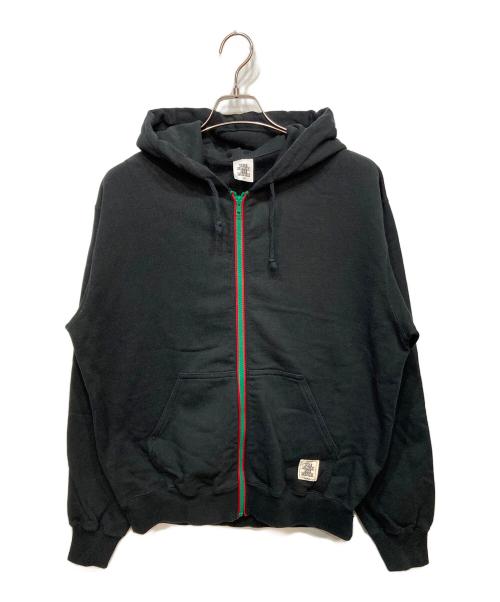 BlackEyePatch（ブラックアイパッチ）BlackEyePatch (ブラックアイパッチ) BRAND ORIGIN COLORED ZIP HOODIE ブラック サイズ:Mの古着・服飾アイテム