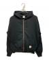 BlackEyePatch（ブラックアイパッチ）の古着「BRAND ORIGIN COLORED ZIP HOODIE」｜ブラック