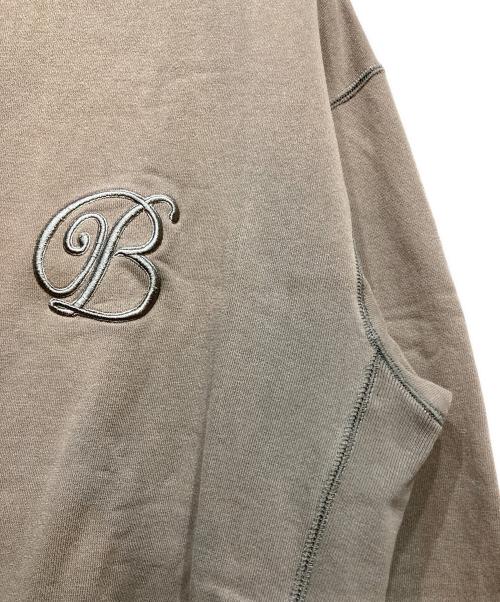 BlackEyePatch（ブラックアイパッチ）BlackEyePatch (ブラックアイパッチ) B EMBLEM CREW SWEAT ベージュ サイズ:Mの古着・服飾アイテム