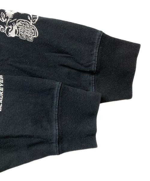 BlackEyePatch（ブラックアイパッチ）BlackEyePatch (ブラックアイパッチ) カットソー ブラック サイズ:Mの古着・服飾アイテム