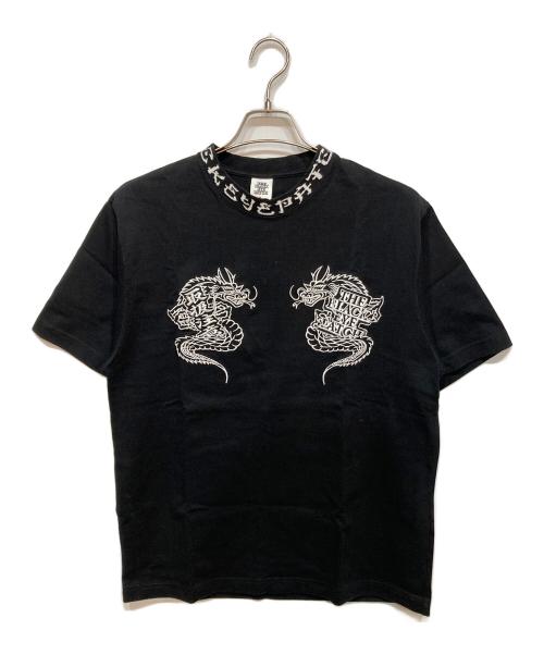 BlackEyePatch（ブラックアイパッチ）BlackEyePatch (ブラックアイパッチ) Embroidered Dragon Tee ブラック サイズ:Mの古着・服飾アイテム