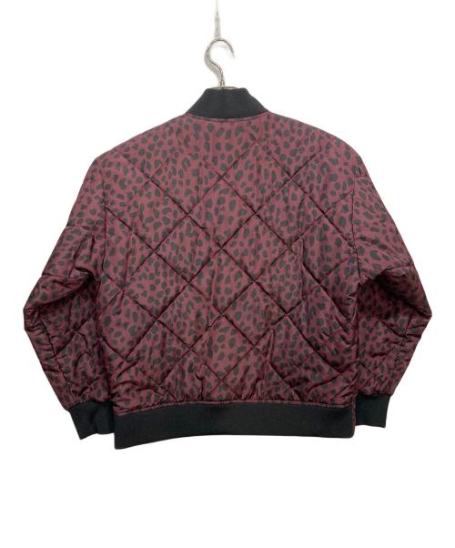 WACKO MARIA（ワコマリア）WACKO MARIA (ワコマリア) Dickies (ディッキーズ) LEOPARD QUILTED JACKET レッド サイズ:Sの古着・服飾アイテム