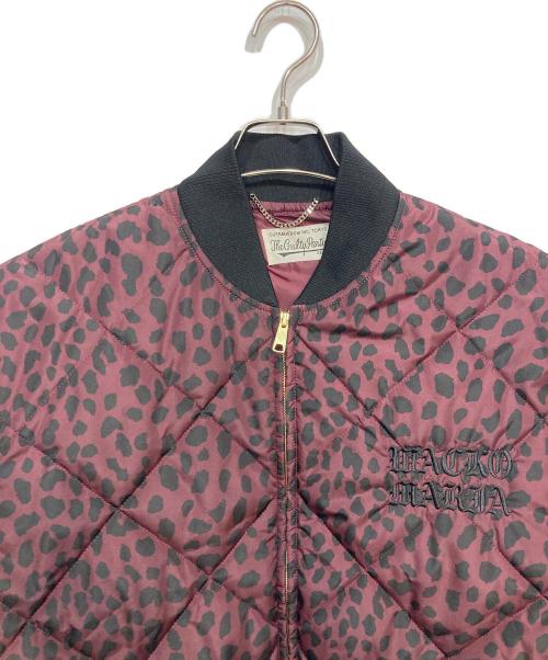 WACKO MARIA（ワコマリア）WACKO MARIA (ワコマリア) Dickies (ディッキーズ) LEOPARD QUILTED JACKET レッド サイズ:Sの古着・服飾アイテム
