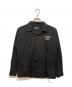 BlackEyePatch（ブラックアイパッチ）の古着「HWC LABEL EMBROIDERED OPEN COLLER SHIRT」｜ブラック