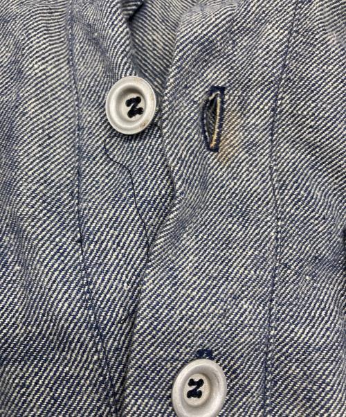 FRANK LEDER（フランクリーダー）FRANK LEDER (フランクリーダー) コットンリネン アノラック パーカー インディゴ サイズ:XSの古着・服飾アイテム