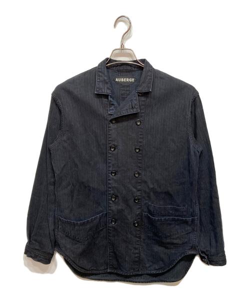AUBERGE（オーベルジュ）AUBERGE (オーベルジュ) KOLLAR BN ジャケット ブラックインディゴ サイズ:38の古着・服飾アイテム