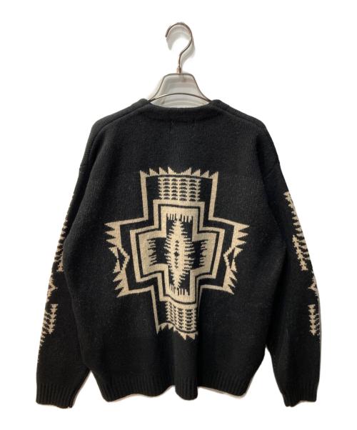 PENDLETON（ペンドルトン）PENDLETON (ペンドルトン) Vネックカーディガン ブラック サイズ:Ｍ 未使用品の古着・服飾アイテム