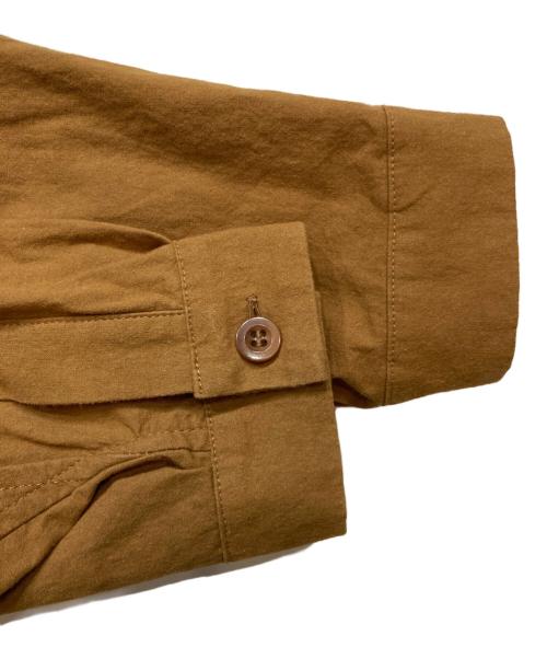 FRANK LEDER（フランクリーダー）FRANK LEDER (フランクリーダー) BRUSHED COTTON DRAW STRING SHIRTS ブラウン サイズ:Mの古着・服飾アイテム