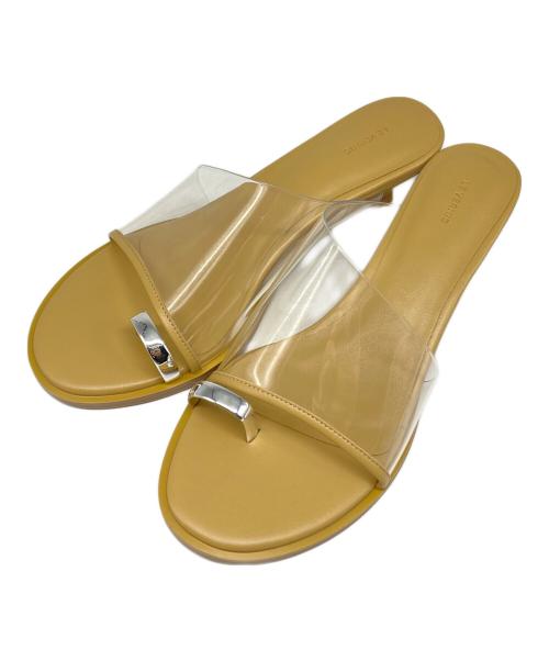 Le vernis（ル ベルニ）Le vernis (ル ベルニ) Noble (ノーブル) Toe ring sandals ブラウン サイズ:23㎝の古着・服飾アイテム