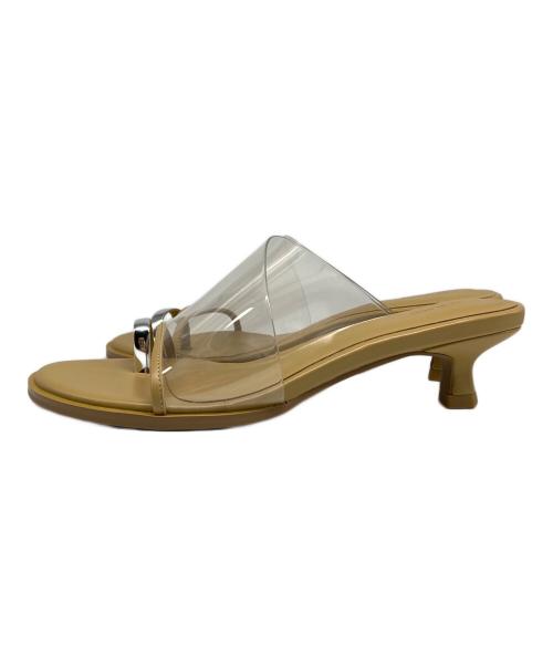 Le vernis（ル ベルニ）Le vernis (ル ベルニ) Noble (ノーブル) Toe ring sandals ブラウン サイズ:23㎝の古着・服飾アイテム
