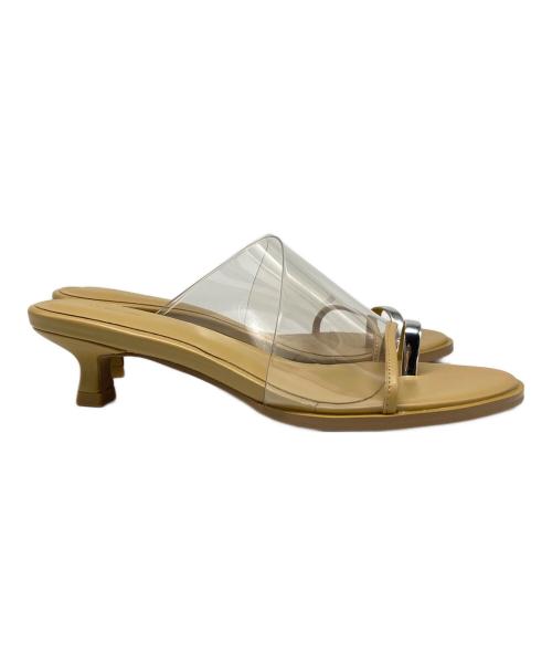 Le vernis（ル ベルニ）Le vernis (ル ベルニ) Noble (ノーブル) Toe ring sandals ブラウン サイズ:23㎝の古着・服飾アイテム