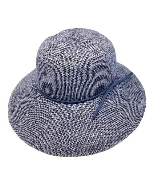 SUN BARRIER 100（サンバリア100）sun barrier 100 (サンバリア100) ストローハット ブルーの古着・服飾アイテム