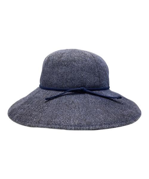 SUN BARRIER 100（サンバリア100）sun barrier 100 (サンバリア100) ストローハット ブルーの古着・服飾アイテム