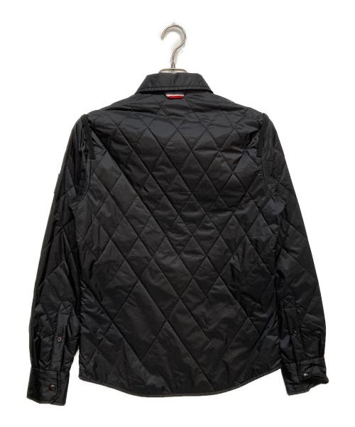 MONCLER GAMME BLEU（モンクレール ガム ブルー）MONCLER GAMME BLEU (モンクレール ガム ブルー) CAMICIA キルティング ダウンシャツジャケット ブラック サイズ:1の古着・服飾アイテム