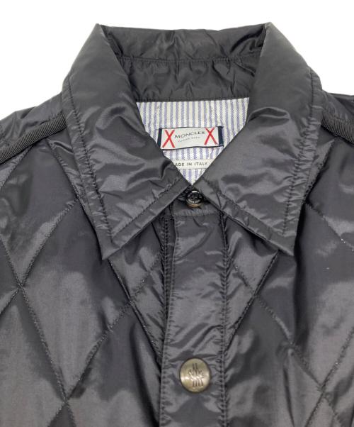 MONCLER GAMME BLEU（モンクレール ガム ブルー）MONCLER GAMME BLEU (モンクレール ガム ブルー) CAMICIA キルティング ダウンシャツジャケット ブラック サイズ:1の古着・服飾アイテム