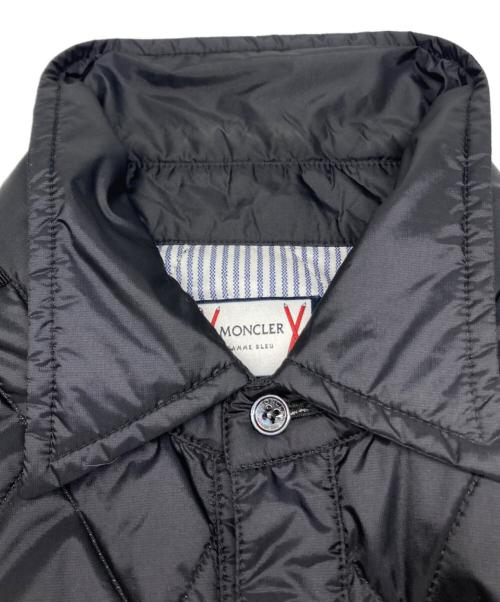 MONCLER GAMME BLEU（モンクレール ガム ブルー）MONCLER GAMME BLEU (モンクレール ガム ブルー) CAMICIA キルティング ダウンシャツジャケット ブラック サイズ:1の古着・服飾アイテム