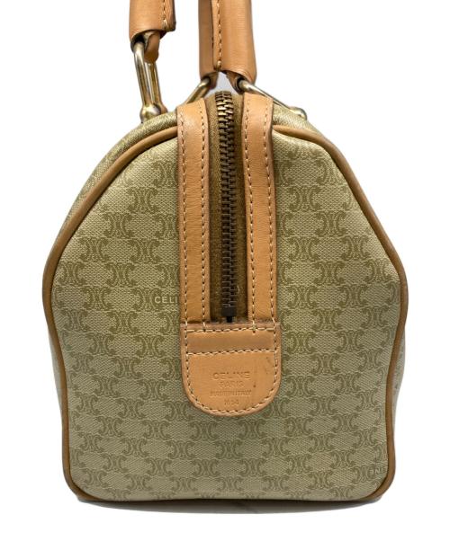 CELINE（セリーヌ）CELINE (セリーヌ) マカダム柄ミニボストンバッグ カーキの古着・服飾アイテム