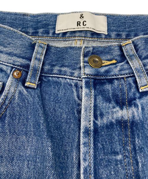 &RC（アンドアールシー）&RC (アンドアールシー) Curensology (カレンソロジー) ワイドルーズ デニムパンツ インディゴ サイズ:38の古着・服飾アイテム