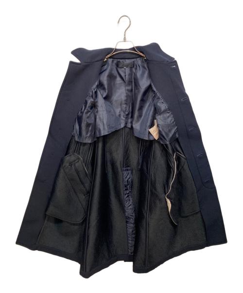 ROBE DE CHAMBRE COMME DES GARCONS（ローブドシャンブル コムデギャルソン）ROBE DE CHAMBRE COMME DES GARCONS (ローブドシャンブル コムデギャルソン) ステンカラーコート ネイビー サイズ:Ｍの古着・服飾アイテム