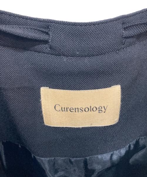 Curensology（カレンソロジー）Curensology (カレンソロジー) プリーツキャミワンピース ブラック サイズ:FREEの古着・服飾アイテム