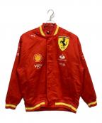 PUMA×Ferrariプーマ×フェラーリ）の古着「VARSITYジャケット」｜オレンジ