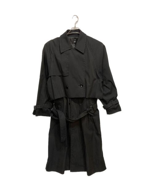 HARE（ハレ）HARE (ハレ) トレンチコート ブラック サイズ:Mの古着・服飾アイテム