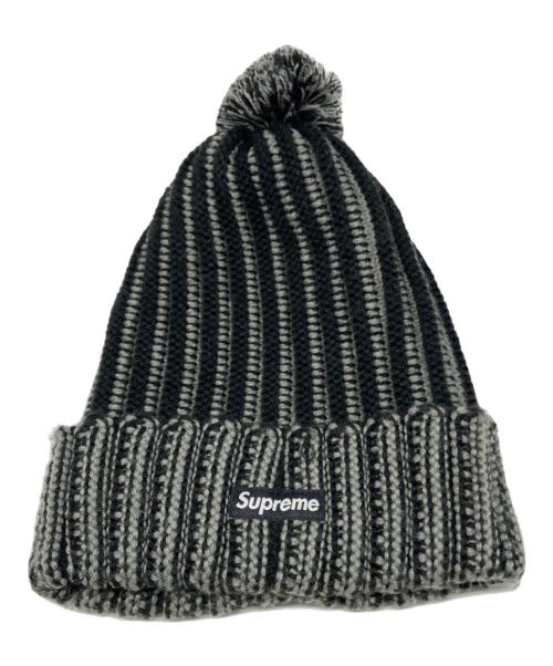 SUPREME（シュプリーム）SUPREME (シュプリーム) CONTRAST STRIPE BEANIE ブラックの古着・服飾アイテム