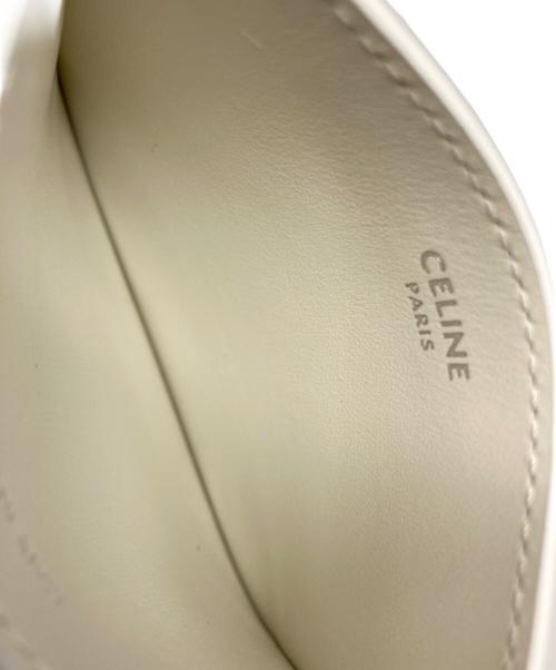CELINE（セリーヌ）CELINE (セリーヌ) トリオンフ カードケース ホワイトの古着・服飾アイテム