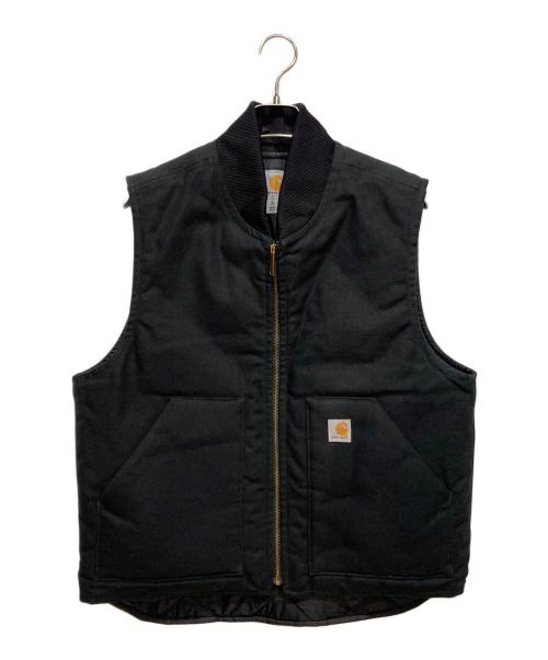 CarHartt（カーハート）CarHartt (カーハート) ダックベスト ブラック サイズ:Lの古着・服飾アイテム
