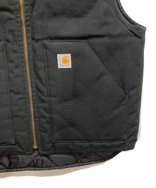 CarHartt（カーハート）CarHartt (カーハート) ダックベスト ブラック サイズ:Lの古着・服飾アイテム