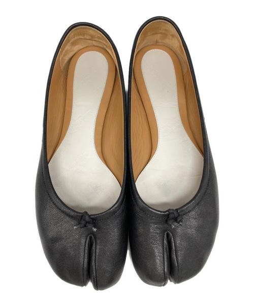 Maison Margiela（メゾンマルジェラ）Maison Margiela (メゾンマルジェラ) 足袋バレエシューズ ブラック サイズ:38の古着・服飾アイテム