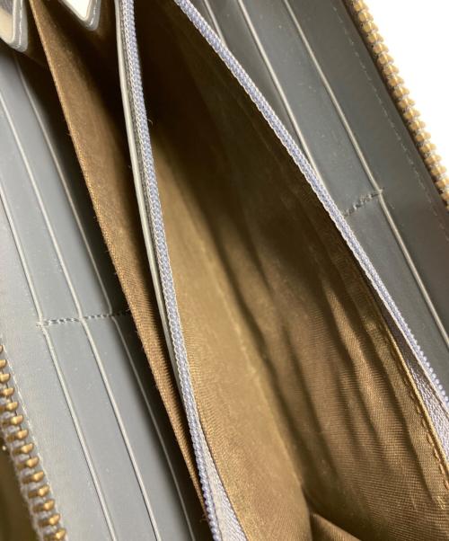 GUCCI（グッチ）GUCCI (グッチ) ラウンドファスナー財布 ブルーの古着・服飾アイテム