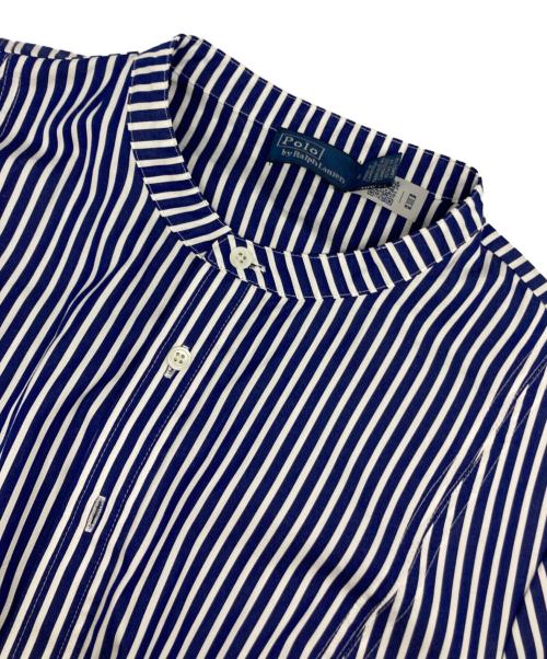 POLO RALPH LAUREN（ポロ・ラルフローレン）POLO RALPH LAUREN (ポロ・ラルフローレン) シャツワンピース ブルー サイズ:4の古着・服飾アイテム