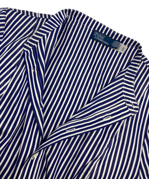 POLO RALPH LAUREN（ポロ・ラルフローレン）POLO RALPH LAUREN (ポロ・ラルフローレン) シャツワンピース ブルー サイズ:4の古着・服飾アイテム